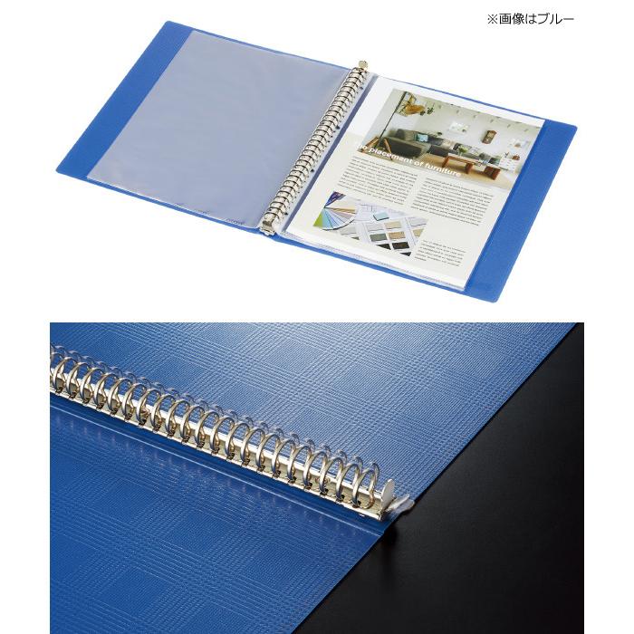 KOKUYO（コクヨ） クリヤーブック Glassele 替紙式 A4 オフホワイト ラ