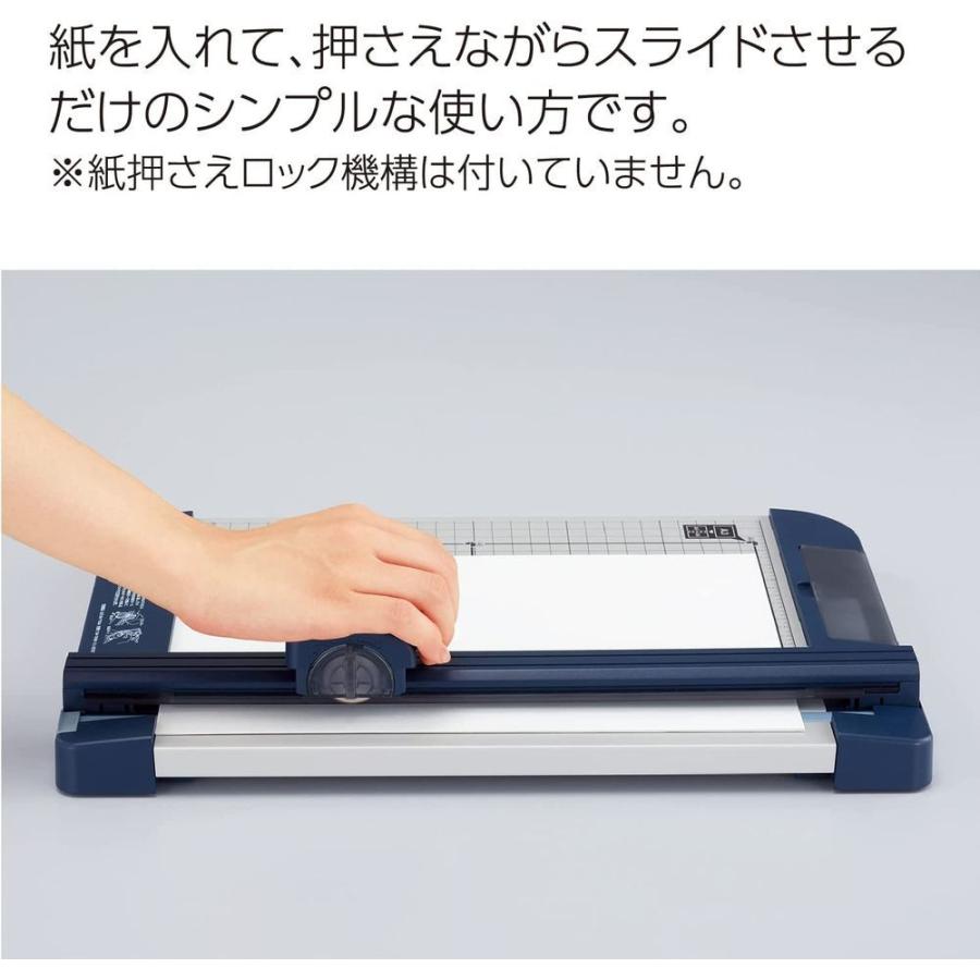 （まとめ買い）コクヨ 裁断機 ペーパーカッター 10枚切り A4 チタン加工刃搭載 DN-TR103 〔×3〕_4