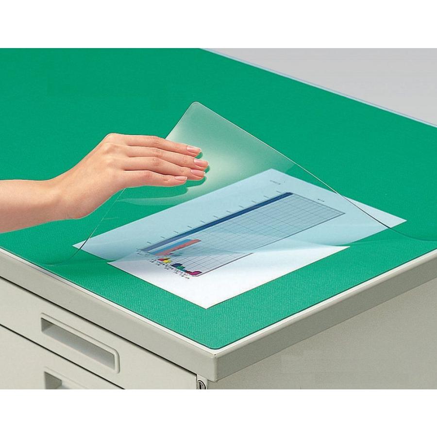 （まとめ買い）コクヨ デスクマット 軟質(塩化ビニル) 下敷き付 1387×787 マ-248 〔×3〕