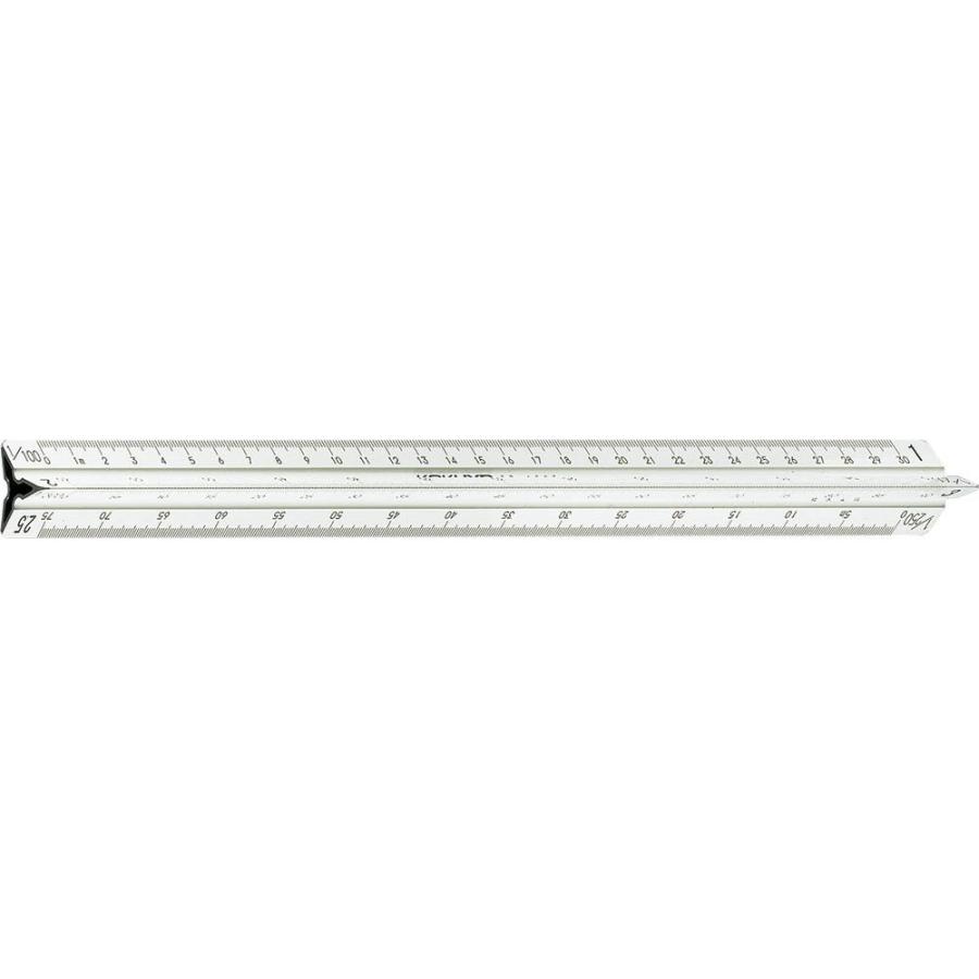 （まとめ買い）コクヨ 三角スケール 30cm TZ-1505 〔3個セット〕