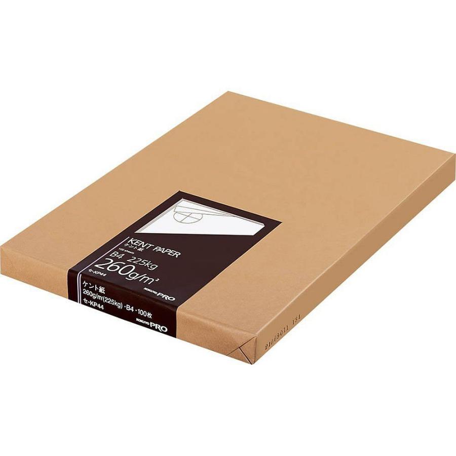 （まとめ買い）コクヨ 高級ケント紙 B4 100枚 紙厚260g セ-KP44 〔3冊セット〕