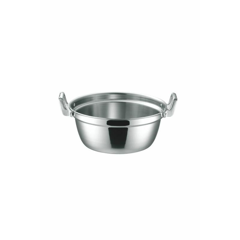 本間製造所 狆ころ印 19-0 IH段付鍋 27珊(5.8L) キッチン、日用品、文具-鍋、グリル-両手鍋