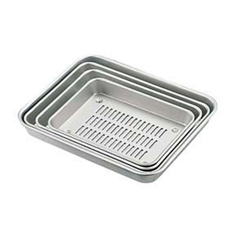 （まとめ買い）中尾アルミ製作所 アルマイトN型水切バット 26号 〔×3〕