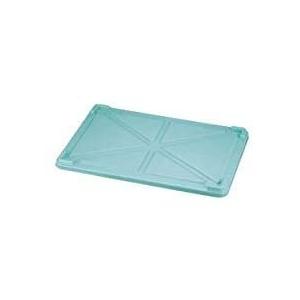 （まとめ買い）三甲 PPカラー番重用蓋 グリーン 〔×3〕
