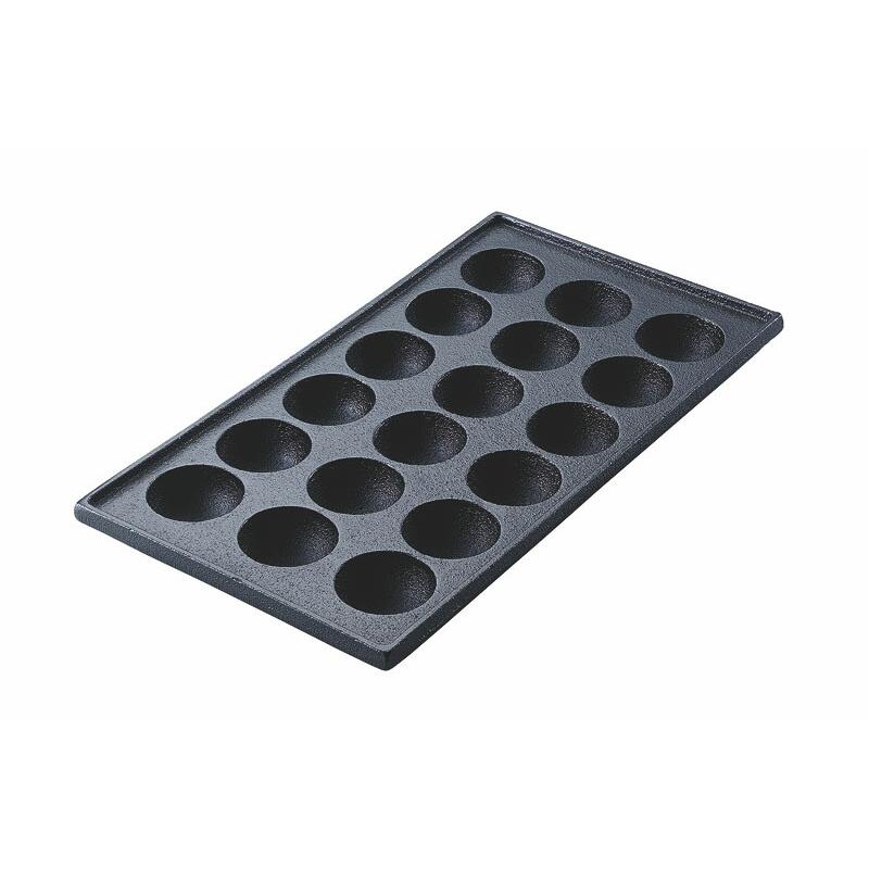 カンダ AKS たこ焼き鉄板 18穴 φ48x深25mm