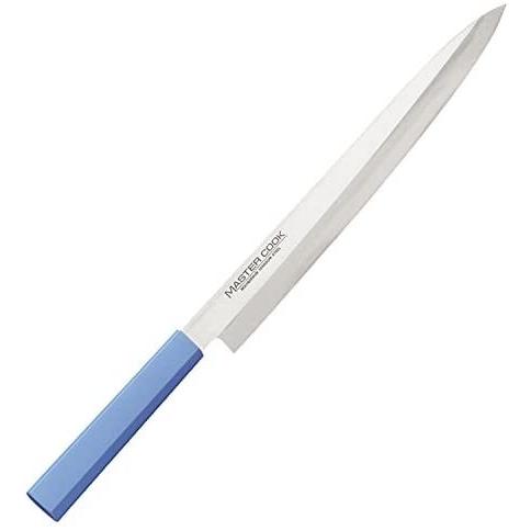 片岡製作所 マスターコック 抗菌カラー包丁 MCYK-210 柳刃包丁 21cm ブルー