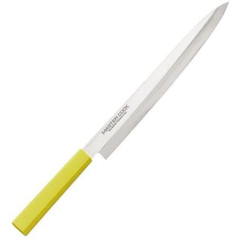 片岡製作所 マスターコック 抗菌カラー包丁 MCYK-210 柳刃包丁 21cm イエロー