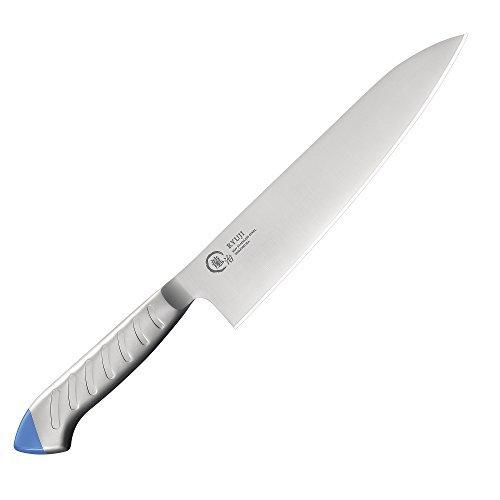 下村工業 龍治 ステンカラー 牛刀包丁 270mm 青 RYS-16BL