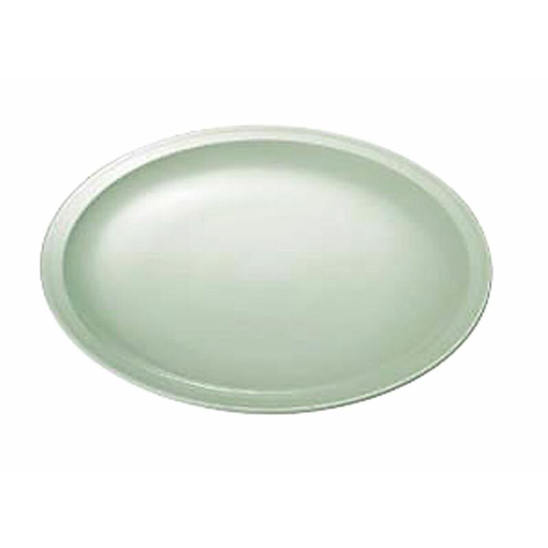 （まとめ買い）エンテック メラミン食器 中華 青磁 高台皿 1尺2寸 CS-35 〔×3〕