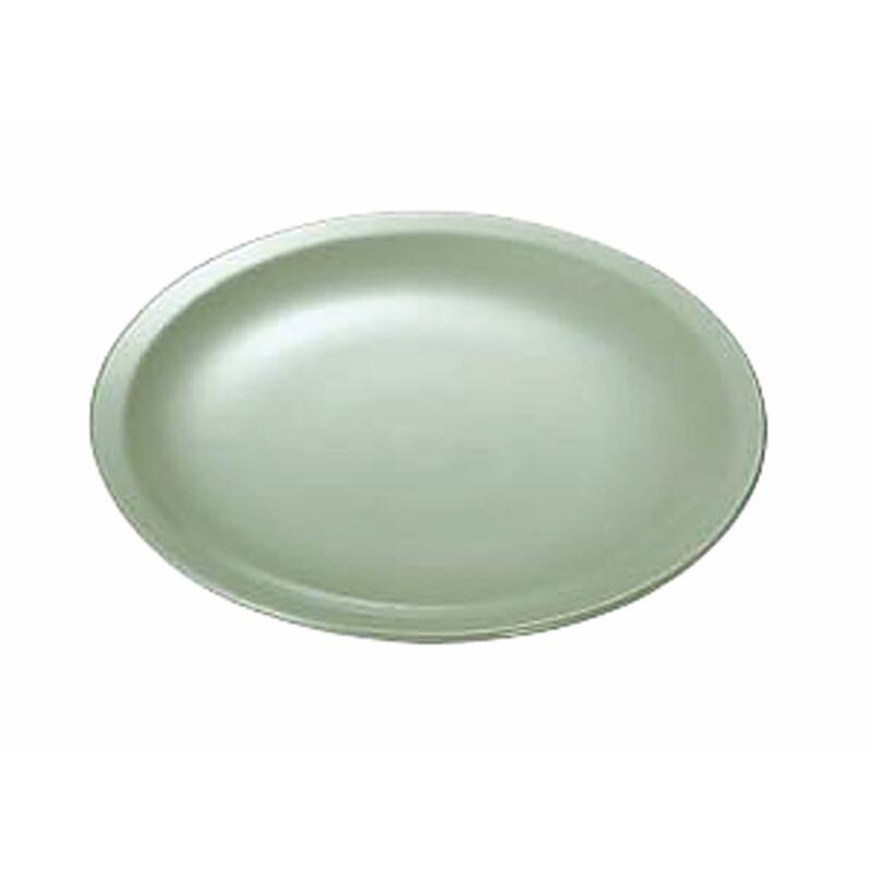 （まとめ買い）エンテック メラミン食器 中華 青磁 高台皿 1尺 CS-37 〔×3〕