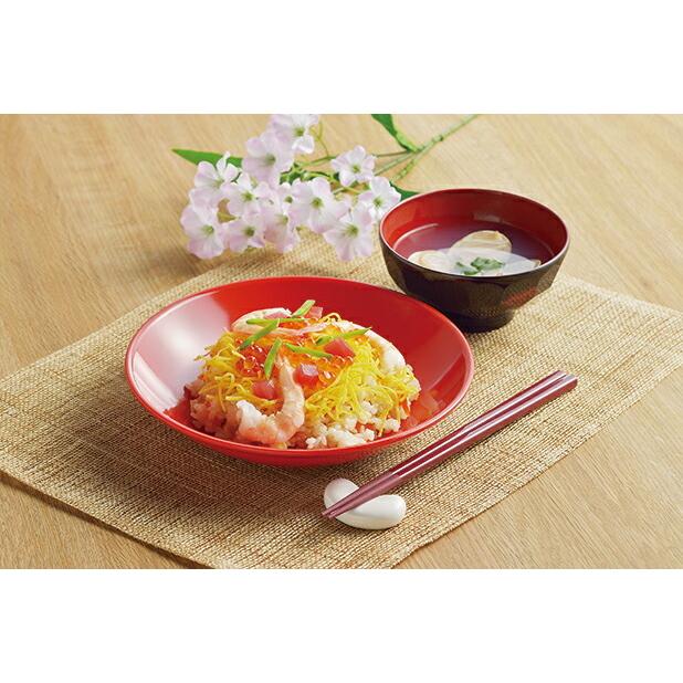 エンテック シンプルメラミン食器 赤 深丸皿20cm SP-115R : キリー