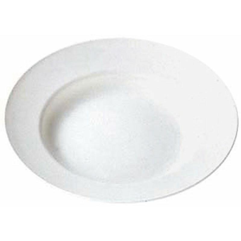 豪奢な ポリプロピレン食器 エンテック スープ皿 No.1716W 白色 鉢、ボウル