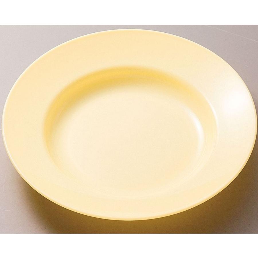 【セール（まとめ買い）エンテック ポリプロピレン食器 スープ皿 クリーム色 No.1716K 〔×10〕