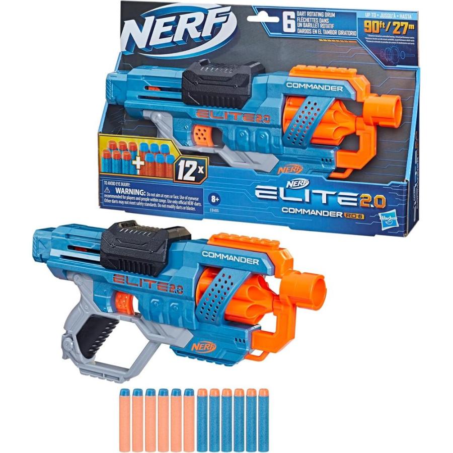 ハズブロ ナーフ エリート2.0 コマンダー RD-6 手動ブラスター 連射