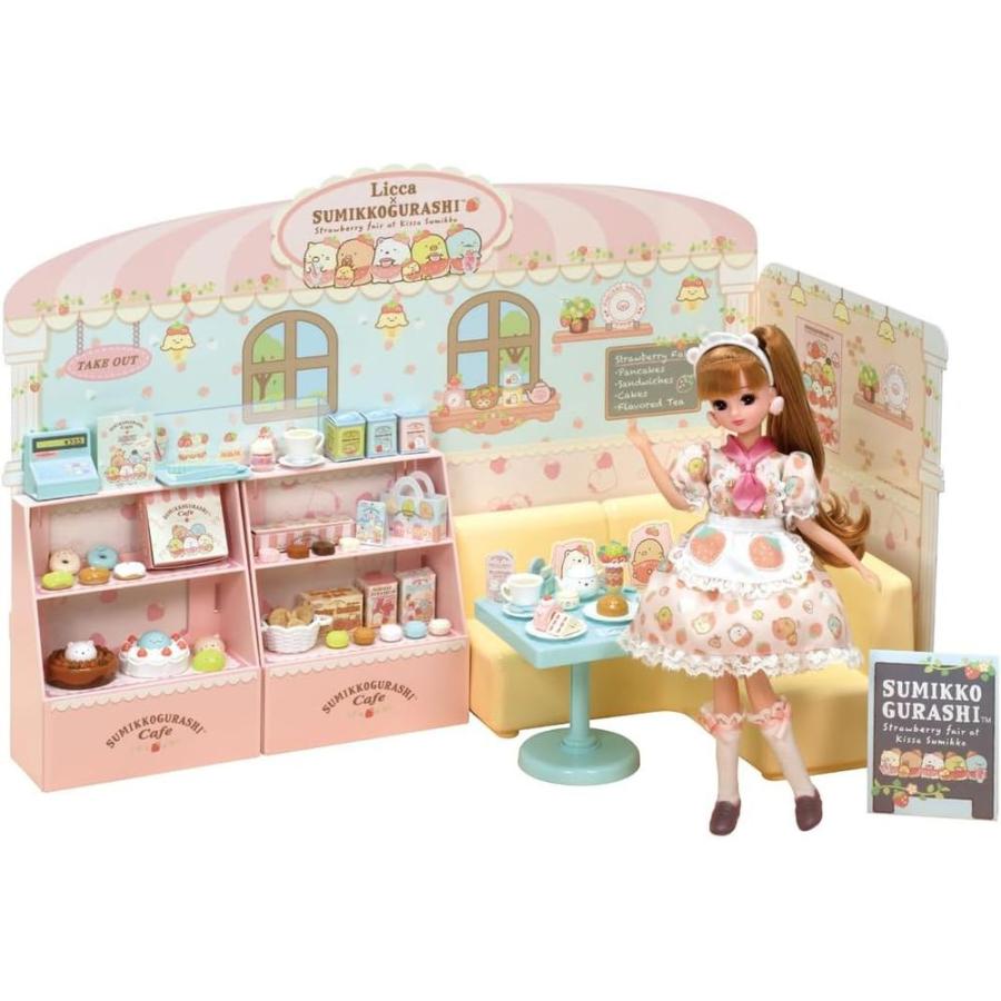リカちゃんハウス♡おもちゃ、ままごと タカラトミー リカちゃん ハウス すみっコぐらしカフェへようこそ