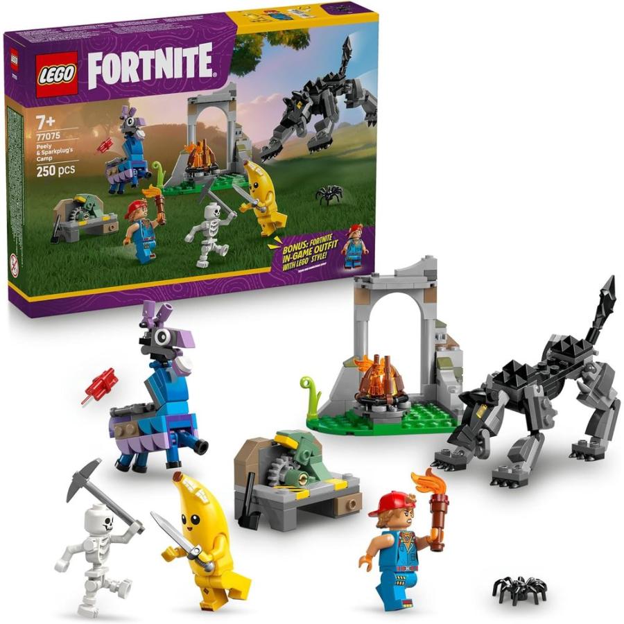 レゴ(LEGO) フォートナイト ピーリーとスパークプラグのキャンプ場 77075 おもちゃ ブロック 7歳以上