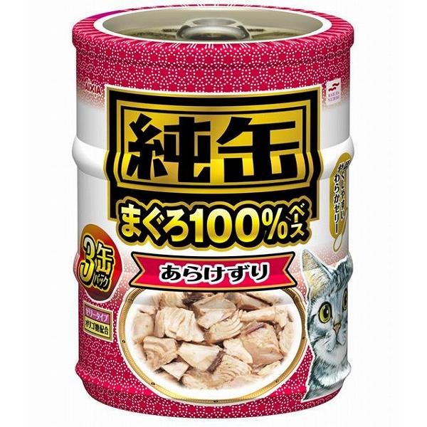 アイシア 純缶 ミニ あらけずり 65g×3缶 猫用缶詰 キャットフード 独特な