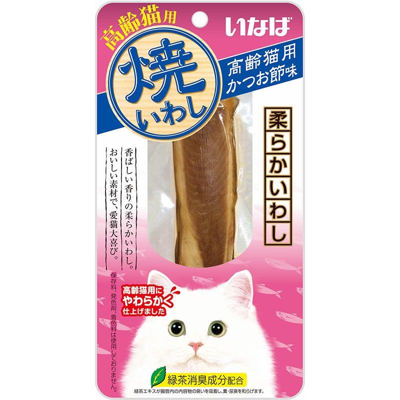 まとめ買い）いなばペットフード いなば 焼いわし 高齢猫用 かつお節味
