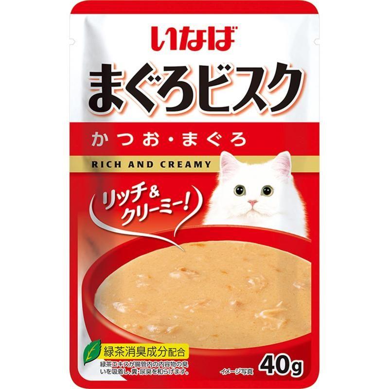 まとめ買い）いなばペットフード CIAO チャオ まぐろビスクパウチ