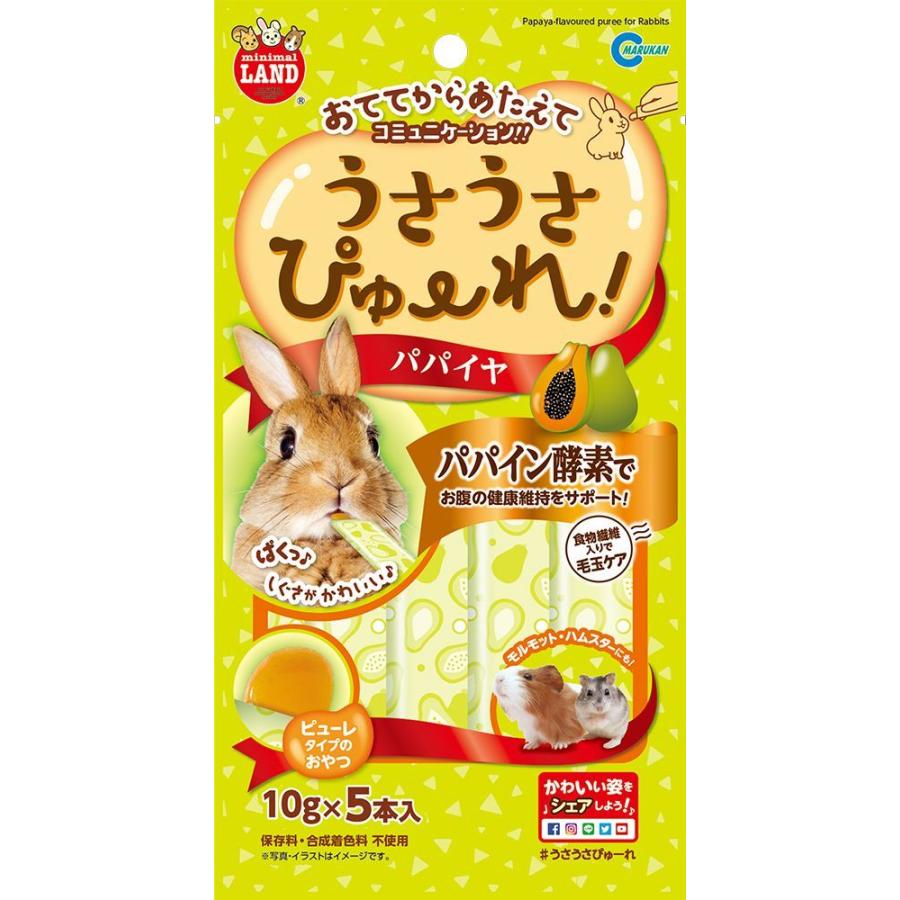 マルカン うさうさぴゅーれ パパイヤ 10g 5本入 ウサギ用フード P キリーショップ 通販 Yahoo ショッピング