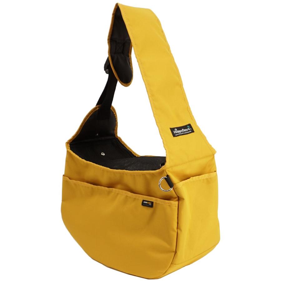 ペットプロジャパン HappyDays ペット用 スリングバッグ マスタード ペット用品