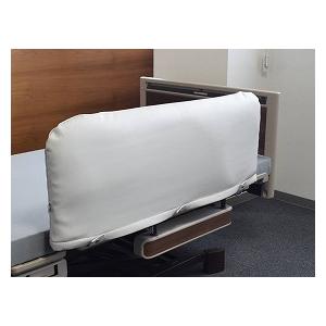 特殊衣料 サイドレールクッションカバー(片面) グレー L 0100