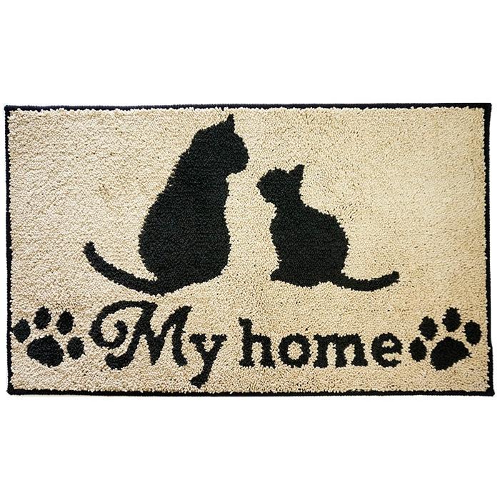 玄関マット マット 室内 屋内 マイルームフロアマット cat/45×75cm