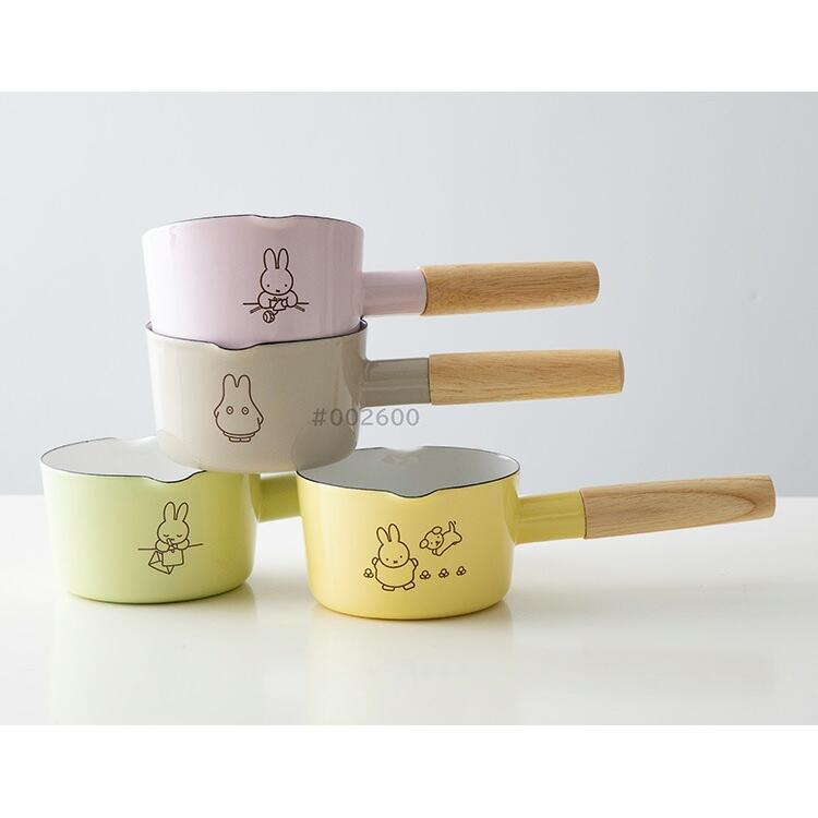 富士ホーロー 公認商品 片手鍋 12cm ミッフィー パステル 小さい