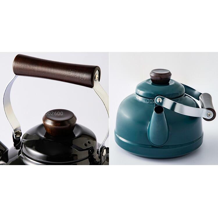 富士ホーロー 爆買 公認商品 やかん IH対応 2.3L 高級感 ケトル 琺瑯