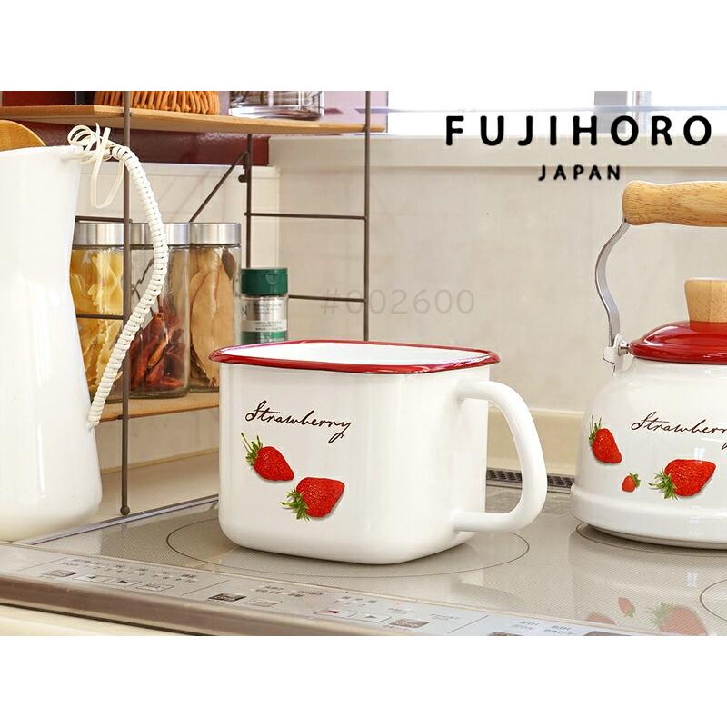 富士ホーロー 公認商品 味噌 容器 味噌ポット ストロベリー STB-KP
