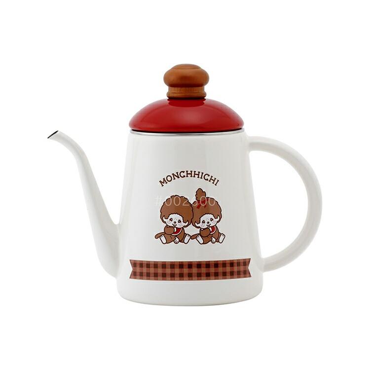 富士ホーロー 公認商品 ドリップポット 1.0L 北欧 FUJIHORO モンチッチ