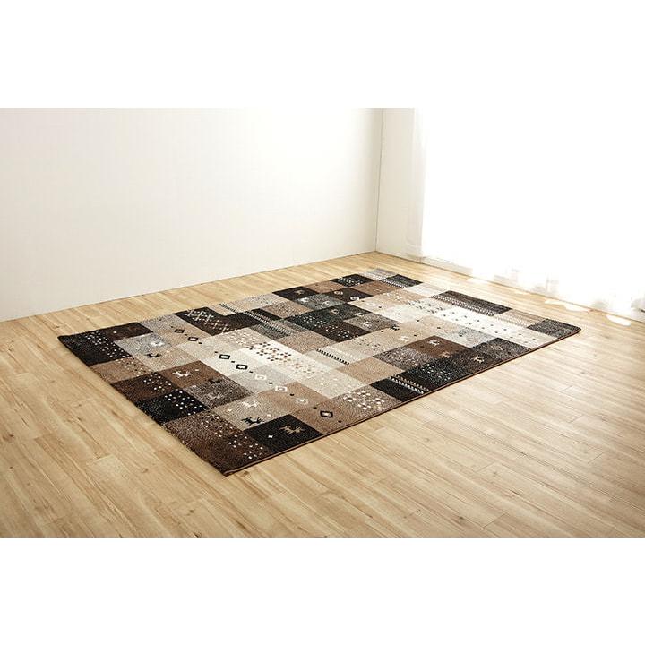 展示品☆キリム柄ラグ 低反発ラグ ふかふか 190×240cm シンプルラグ 展示品☆キリム柄ラグ 低反発ラグ ふかふか 190×240cm シンプルラグ