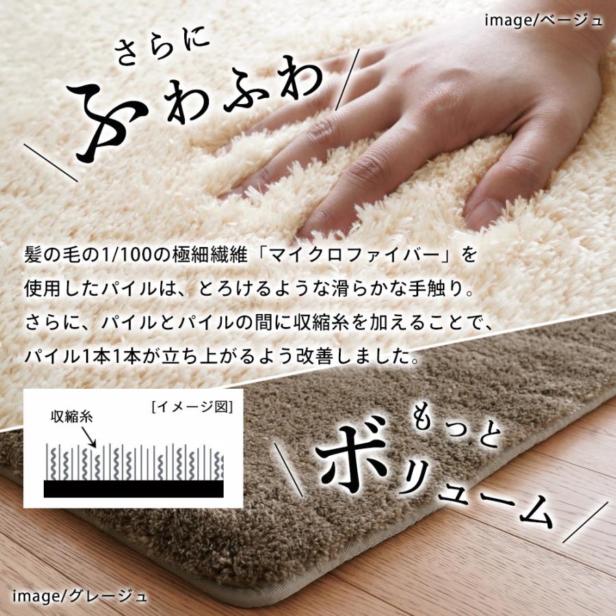ERARE ラグ 190×240 ラグマット カーペット 絨毯 マイクロ2層