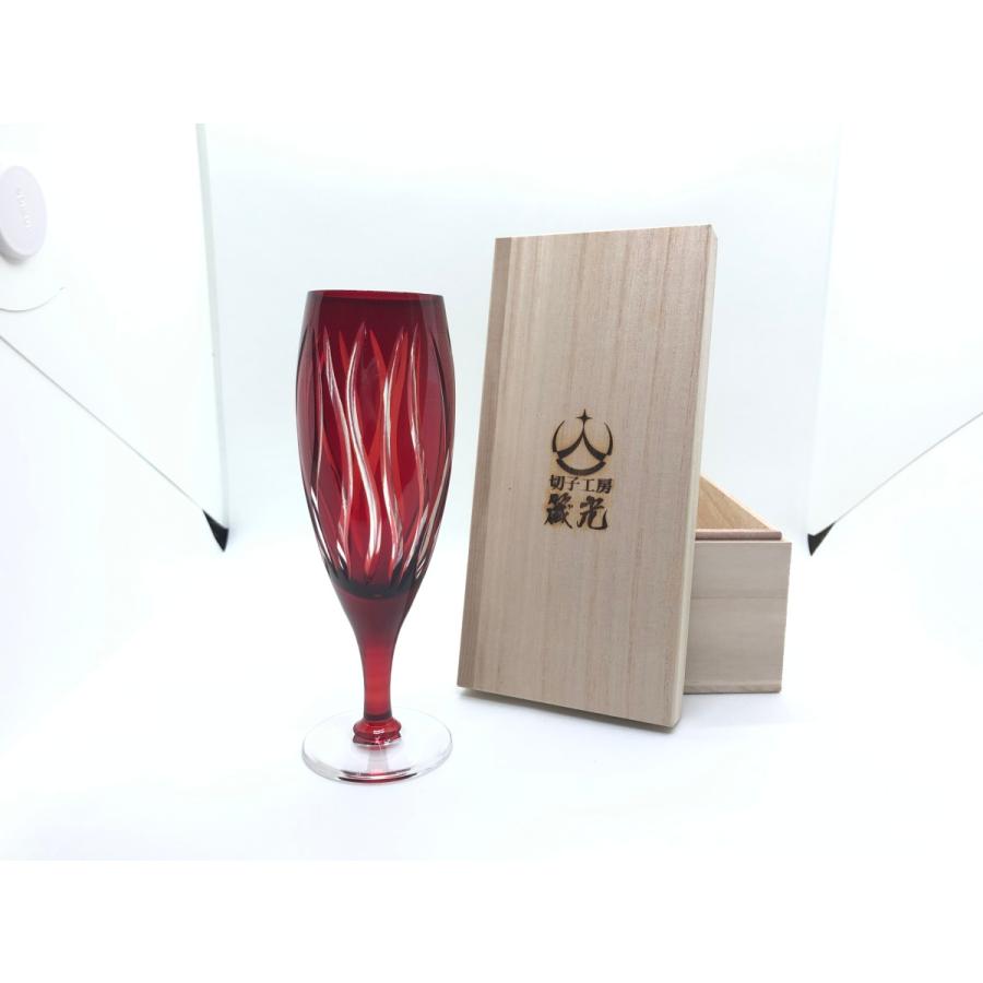 ウェーブフルートシャンパングラス