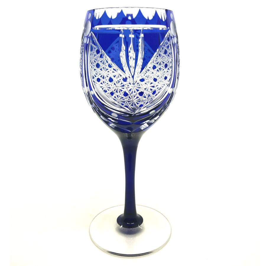 馬銜と蹄鉄ワイングラス　切子工房箴光  　切子/ワイングラス/赤ワイン/ガラス/創作/高品質/贈り物/プレゼント/退職祝い/切子作家/伝統的な製法_2