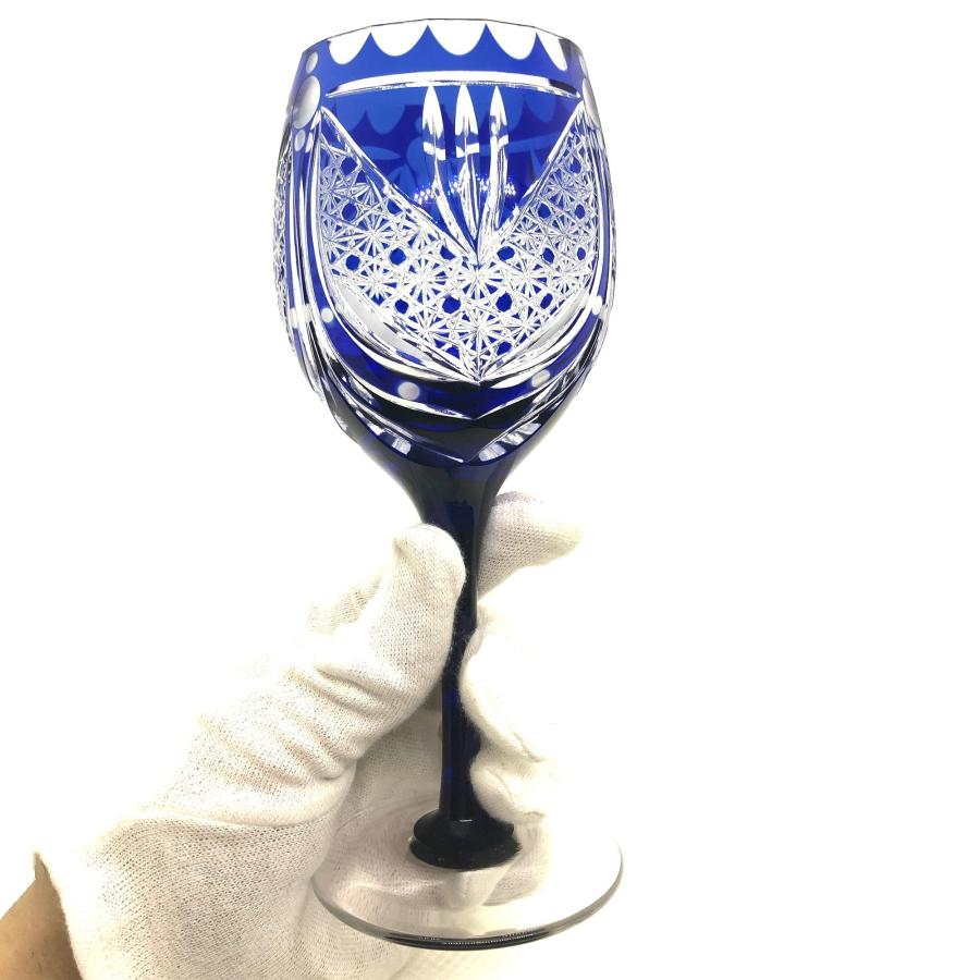 馬銜と蹄鉄ワイングラス　切子工房箴光  　切子/ワイングラス/赤ワイン/ガラス/創作/高品質/贈り物/プレゼント/退職祝い/切子作家/伝統的な製法_4