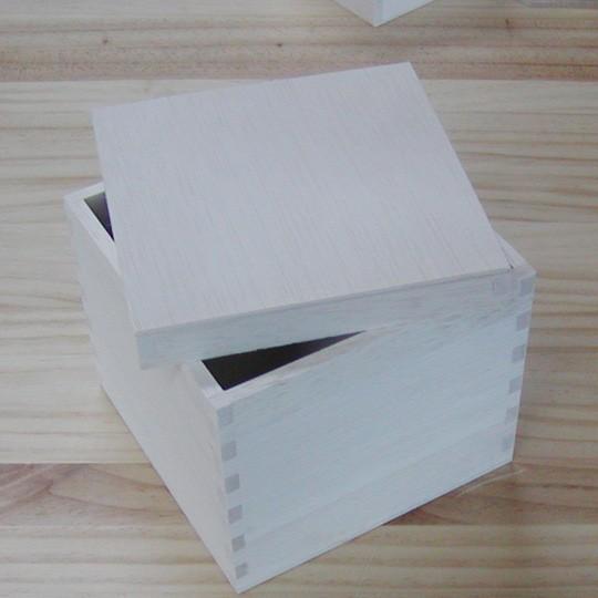 ギフト用　木箱　正方形　4寸（１２１×１２１×１２１）