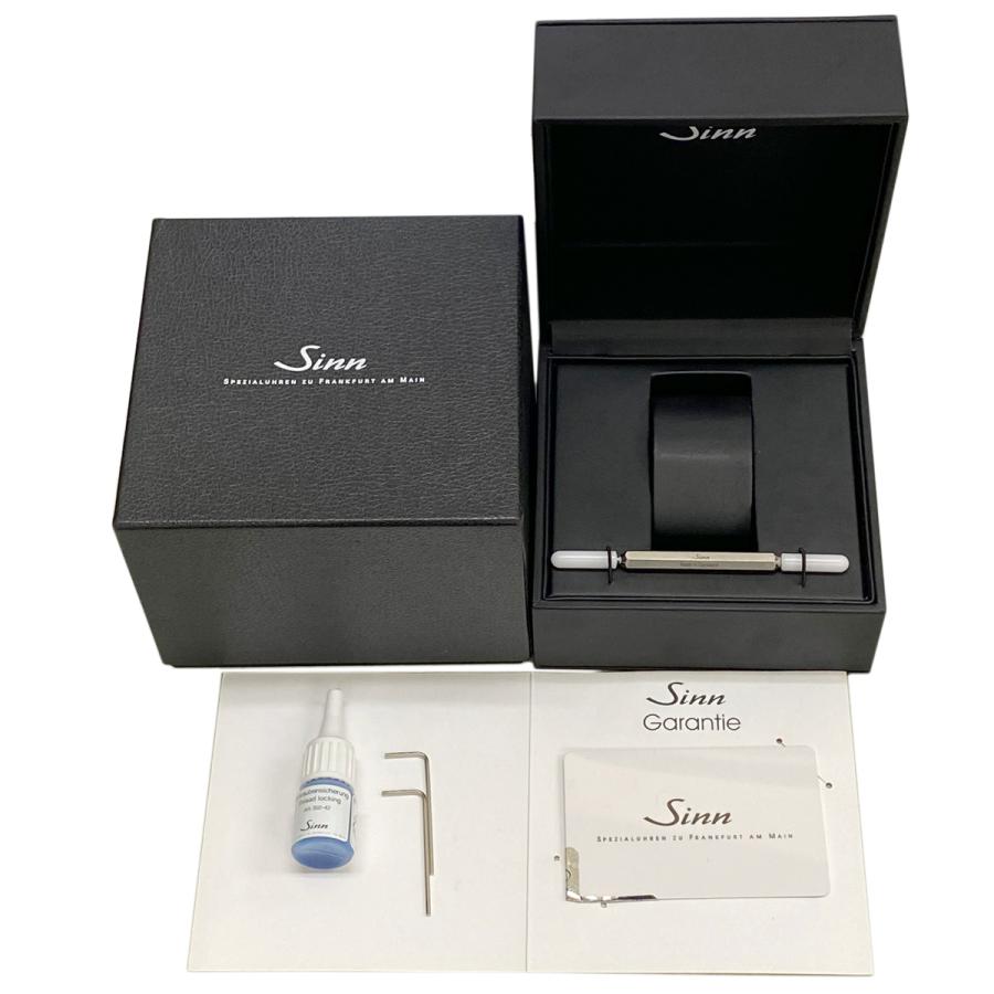 Sinn（ジン） 556 デイト メンズ 自動巻き オートマ 黒文字盤 裏スケ