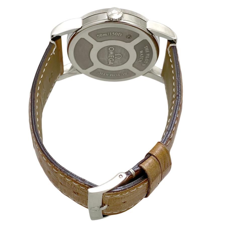 OMEGA 自動巻き時計 ホワイト文字盤 スモールセコンド