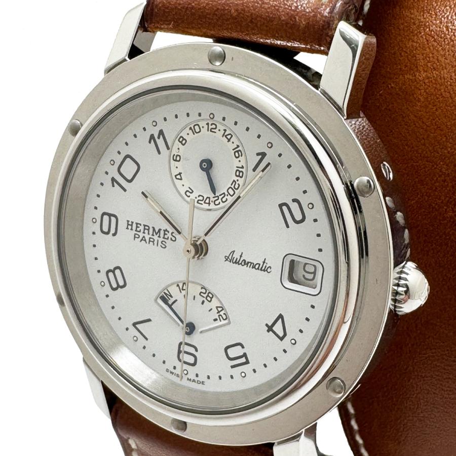 HERMES クリッパー 自動巻き 時計 パワーリザーブ cl5 710 HERMES エルメス クリッパー パワーリザーブ 腕時計 CL5.710