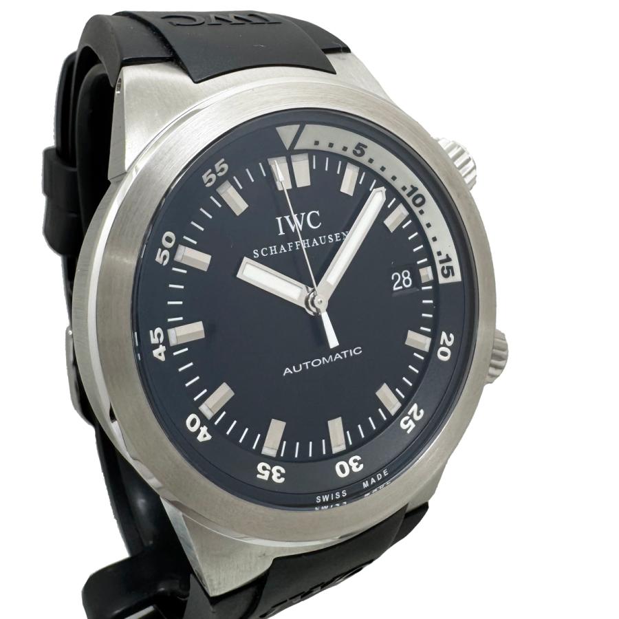 ＩＷＣ アクアタイマー IW354807 自動巻き オートマ メンズ デイト 黒文字盤 IWC AQUATIMER ラバーベルト | アクアタイマー