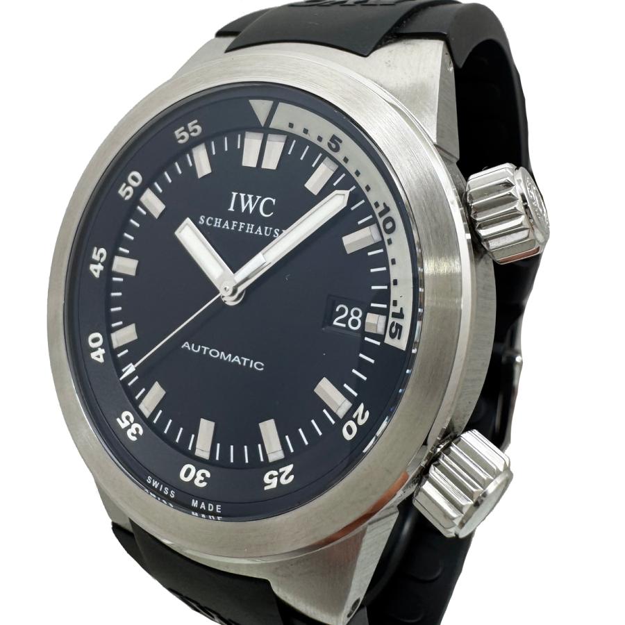 ＩＷＣ アクアタイマー IW354807 自動巻き オートマ メンズ デイト 黒文字盤 IWC AQUATIMER ラバーベルト | アクアタイマー | 01