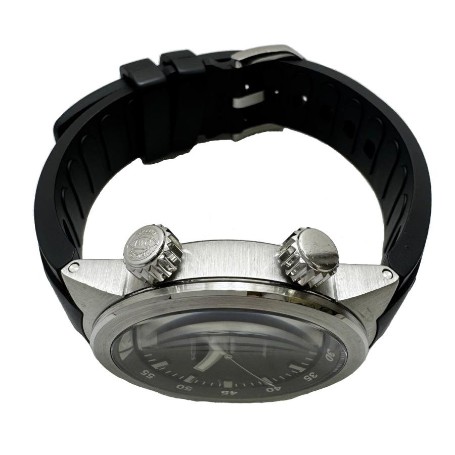 ＩＷＣ アクアタイマー IW354807 自動巻き オートマ メンズ デイト 黒文字盤 IWC AQUATIMER ラバーベルト | アクアタイマー | 04