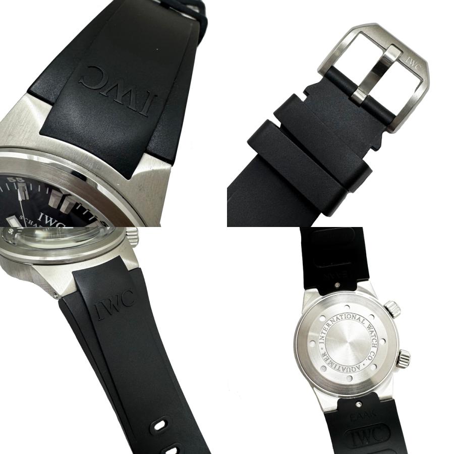 ＩＷＣ アクアタイマー IW354807 自動巻き オートマ メンズ デイト 黒文字盤 IWC AQUATIMER ラバーベルト | アクアタイマー | 07