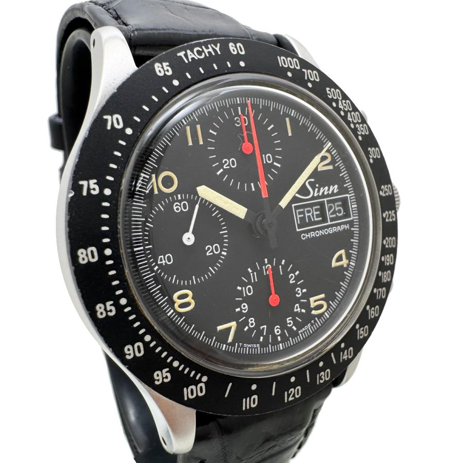 Sinn（ジン） 256 256.T クロノグラフ 自動巻き デイデイト メンズ