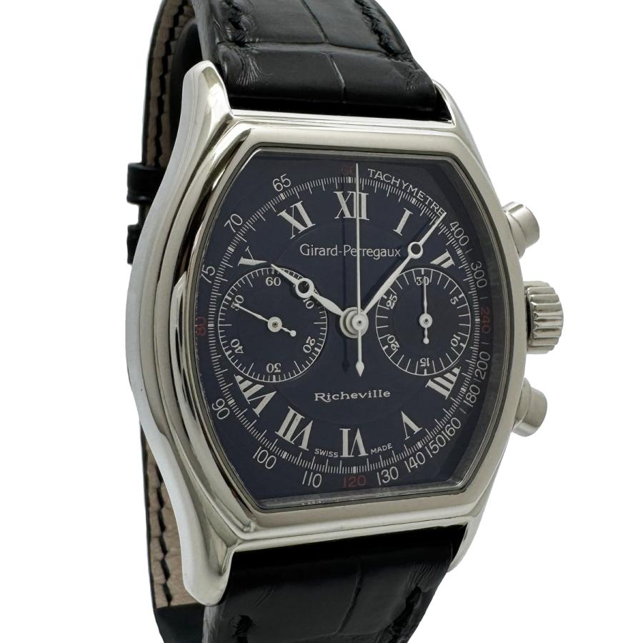 ジラールペルゴ 1950s 17石自動巻Cal.21 130 スクエア クロコ革 ジラール・ペルゴ（GIRARD-PERREGAUX） リシュビル クロノグラフ 2710