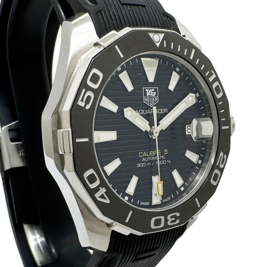 アクアレーサー タグホイヤー デイト 自動巻き オートマ キャリバー5