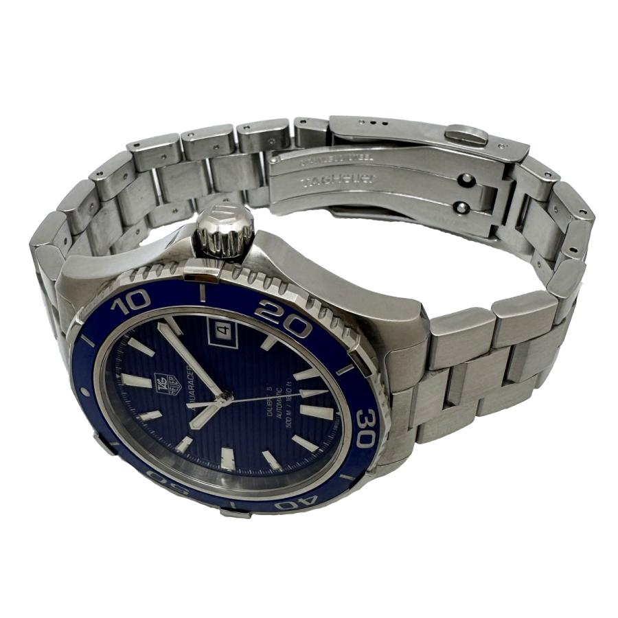 アクアレーサー タグホイヤー デイト オートマ 自動巻き 青文字盤