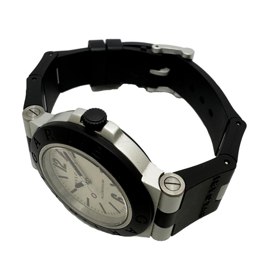 【超美品】BVLGARI 時計 稼働品 アルミニウム　AL38TA 自動巻　黒 ブルガリ アルミニウム AL38TA 自動巻 : インペリアル - 通販 - Yahoo