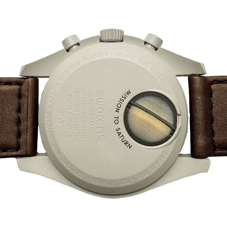 美品オメガスウォッチ MISSION TO SATURN 電池新品 ベルト３種付 SPEEDMASTER オメガ スウォッチ MISSION TO SATURN スピードマスター